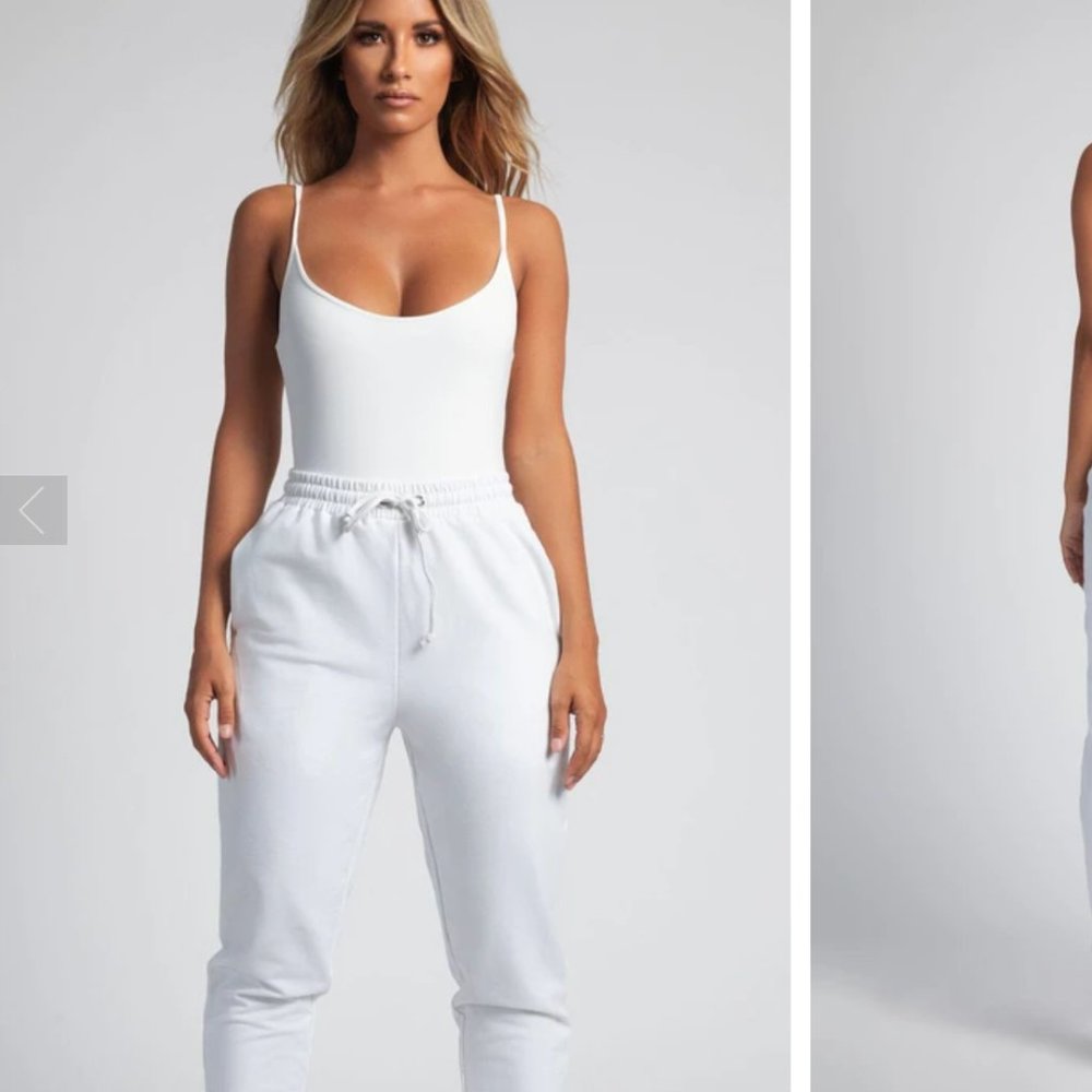 Meshki Sylvia Loopback Joggers in Baby Blue